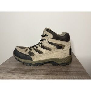 Men's Adventuridge Size 11 Tan Leather Comfort Hiking Outdoor Boots Lace Up 1425